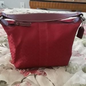 red coach purse